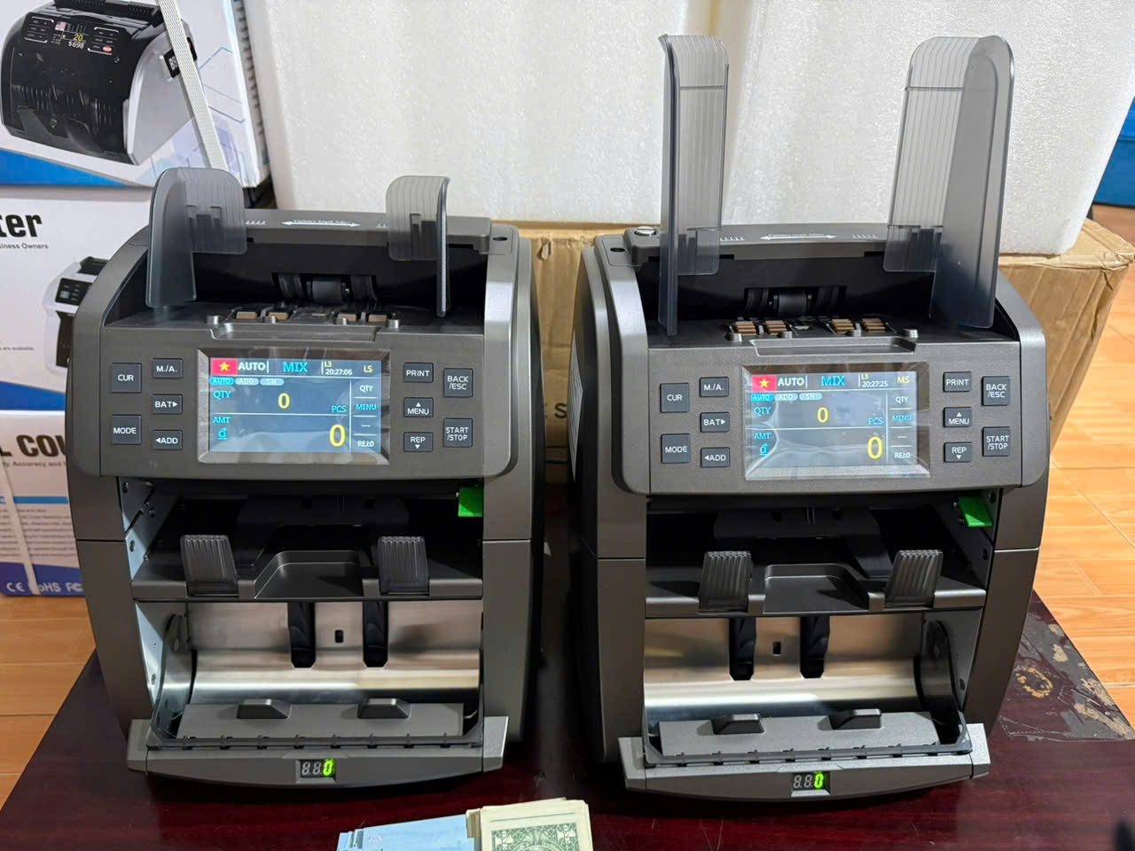 2 mẫu máy MAZSAN ATM-T100 thế hệ mới chuyên kiểm giả 2 mẫu máy MAZSAN ATM-T100 thế hệ mới chuyên kiểm giả